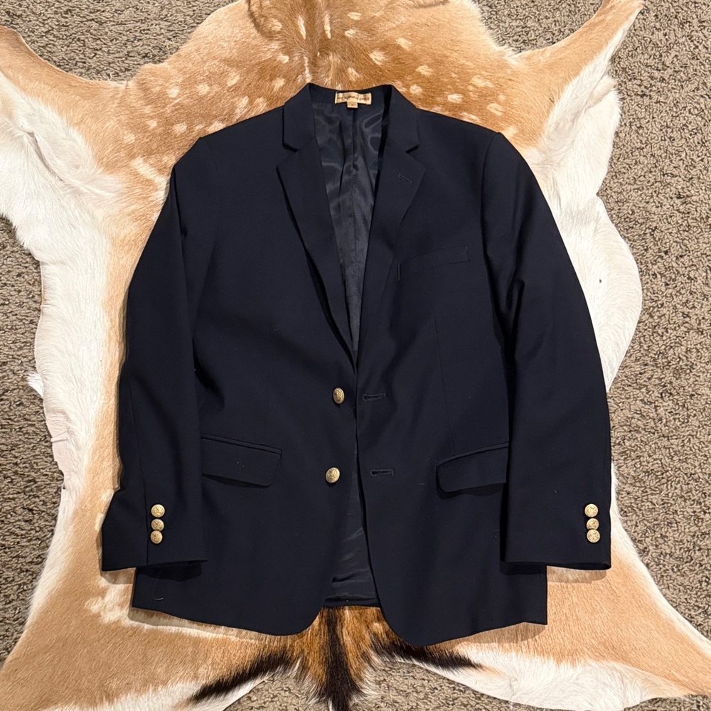 Class Club Navy Blazer with Gold Buttons